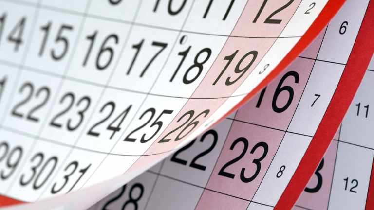 Pages calendrier