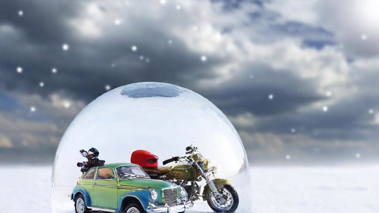 Boule à neige_Image générée par IA